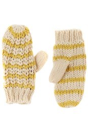 Manusi Dama Pieces Bellis Mittens Goldcolor