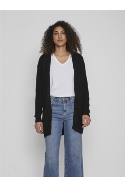 Cardigan Dama Vila Viril Open Black