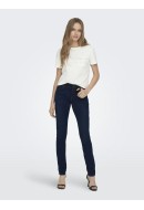 Women Jeans Only Onlultimate King Reg Cry200 Dark Blue Denim