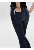 Women Jeans Only Onlultimate King Reg Cry200 Dark Blue Denim