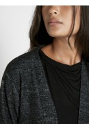 Cardigan Dama Pieces Pcamila Dark Grey Melange