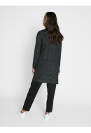 Cardigan Dama Pieces Pcamila Dark Grey Melange