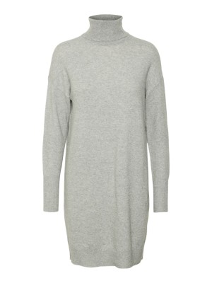 Rochie Vero Moda Curve Vmbrilliant Rollneck Light Grey Melange