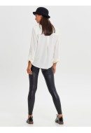 Women Leggings Only Onlruby Pu Black