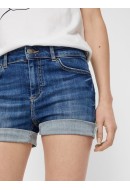 Pantaloni Scurti Dama Pieces Pcdelly Mw Medium Blue Denim