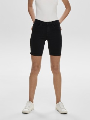 Pantaloni Scurti Dama Only Onlrain Life Mid Long Black