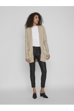 Cardigan Dama Vila Viril Open Natural Melange