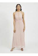 Rochie Vila Vimilina Halterneck Maxi Pale Mauve