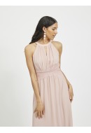 Rochie Vila Vimilina Halterneck Maxi Pale Mauve