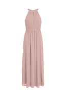 Rochie Vila Vimilina Halterneck Maxi Pale Mauve