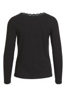 Bluza Dama Vila Visofi Squareneck Black