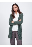 Cardigan Dama Vila Viyumi Open Darkest Spruce