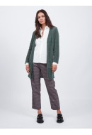 Cardigan Dama Vila Viyumi Open Darkest Spruce