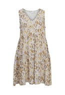 Rochie Vila Vielodie Leo V-Neck Cloud Dancer/Leo