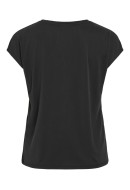 Women T-shirt Vila Vimodala V-Neck Black