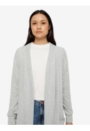 Cardigan Dama Noisy May Nmcity Long Light Grey Melange