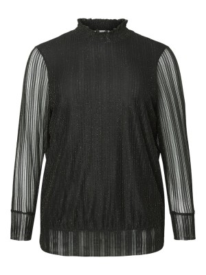 Women Blouse Junarose Jrheppa Black/Gold Lurex