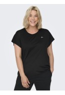 Women T-shirt Only Play Onpaubree Loose Train Black