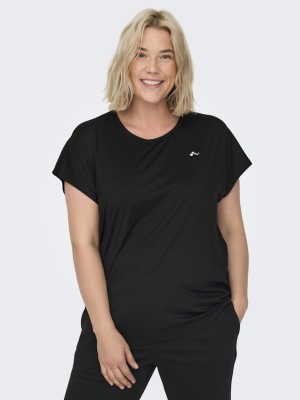 Women T-shirt Only Play Onpaubree Loose Train Black