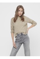 Women Sweater Only Onljade Whitecap Gray