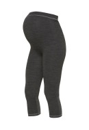 Women Leggings Mama Licious Mlfit Activ 3/4 Dark Grey Melange