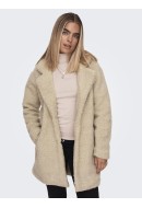 Women Coat Only Onlaurelia Sherpa Tall Cuban Sand