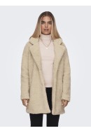 Women Coat Only Onlaurelia Sherpa Tall Cuban Sand