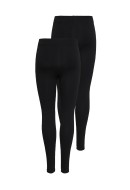 Women Leggings Only Onllive Love New 2-Pk Black And White