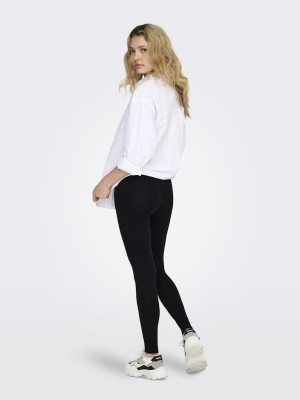 Women Leggings Only Onllive Love New 2-Pk Black And White