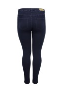 Blugi Dama Onlycarmakoma Caraugusta Hw Skinny Dark Blue Denim