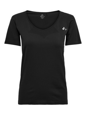 Women T-shirt Only Play Onpora Circular Black