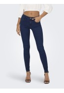 Women Jeans Only Onlroyal Reg Skinny Bj101 Dark Blue Denim