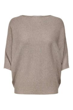 Pulover Dama Jaqueline De Young Jdynew Behave Batsleeve Simply Taupe