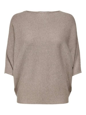 Pulover Dama Jaqueline De Young Jdynew Behave Batsleeve Simply Taupe