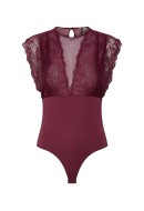Body Dama Only Onlagnes Lace Tawny Port