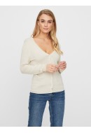 Cardigan Dama Vero Moda Vmnellie Glory V-Neck Birch