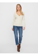 Cardigan Dama Vero Moda Vmnellie Glory V-Neck Birch