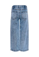 Kids Jeans Only Konlisa Wide Cropped Acid Medium Blue Denim