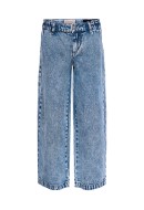 Kids Jeans Only Konlisa Wide Cropped Acid Medium Blue Denim