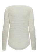 Pulover Dama Jacqueline De Young Jdymore Solid O-Neck Cloud Dancer