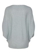 Women Sweater Jaqueline De Young Jdynew Behave Batsleeve Blue Fog