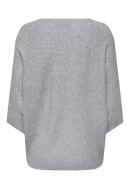 Pulover Dama Jaqueline De Young Jdynew Behave Batsleeve Light Grey Melange