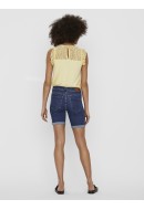 Pantaloni Scurti Dama Vero Moda Vmhot Seven Nw Dnm Long F Medium Blue Denim