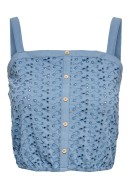 Maieu Dama Only Onlgrace Cropped Faded Denim