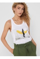 Maieu Dama Only Onljulia Life Bright White/Banana