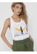 Maieu Dama Only Onljulia Life Bright White/Banana