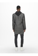 Palton Barbati Only&Sons Onsjulian Life King Dark Grey Melange