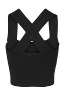 Maieu Dama Yas Yasemil Cropped Knit Goldig Black