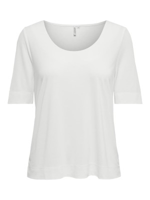 Women T-shirt La Strada Unica Lsuprima O-Neck Cloud Dancer