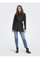 Jacheta Dama Jacqueline De Young Jdyshelby Belt Raincoat Black